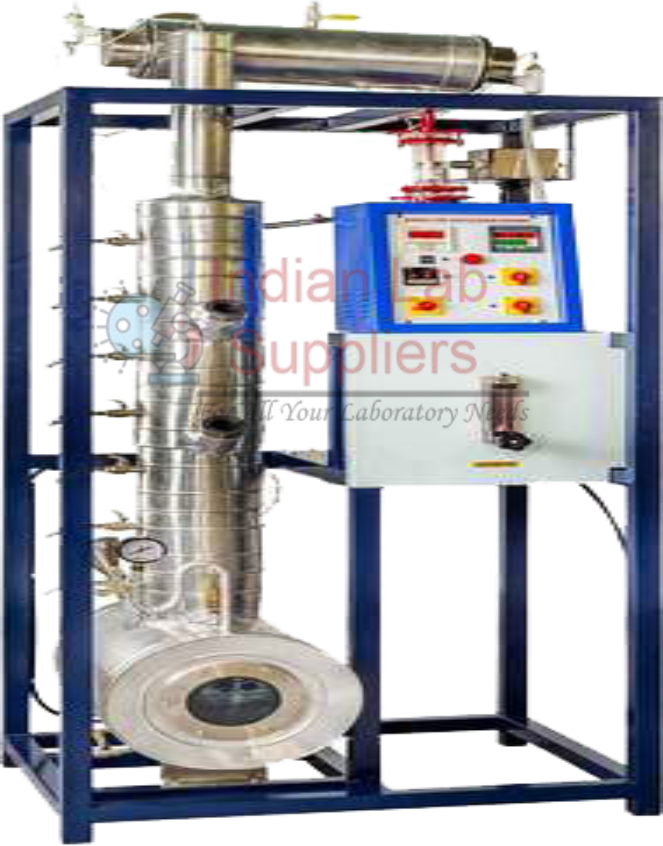 Bubble Cap Distillation Column